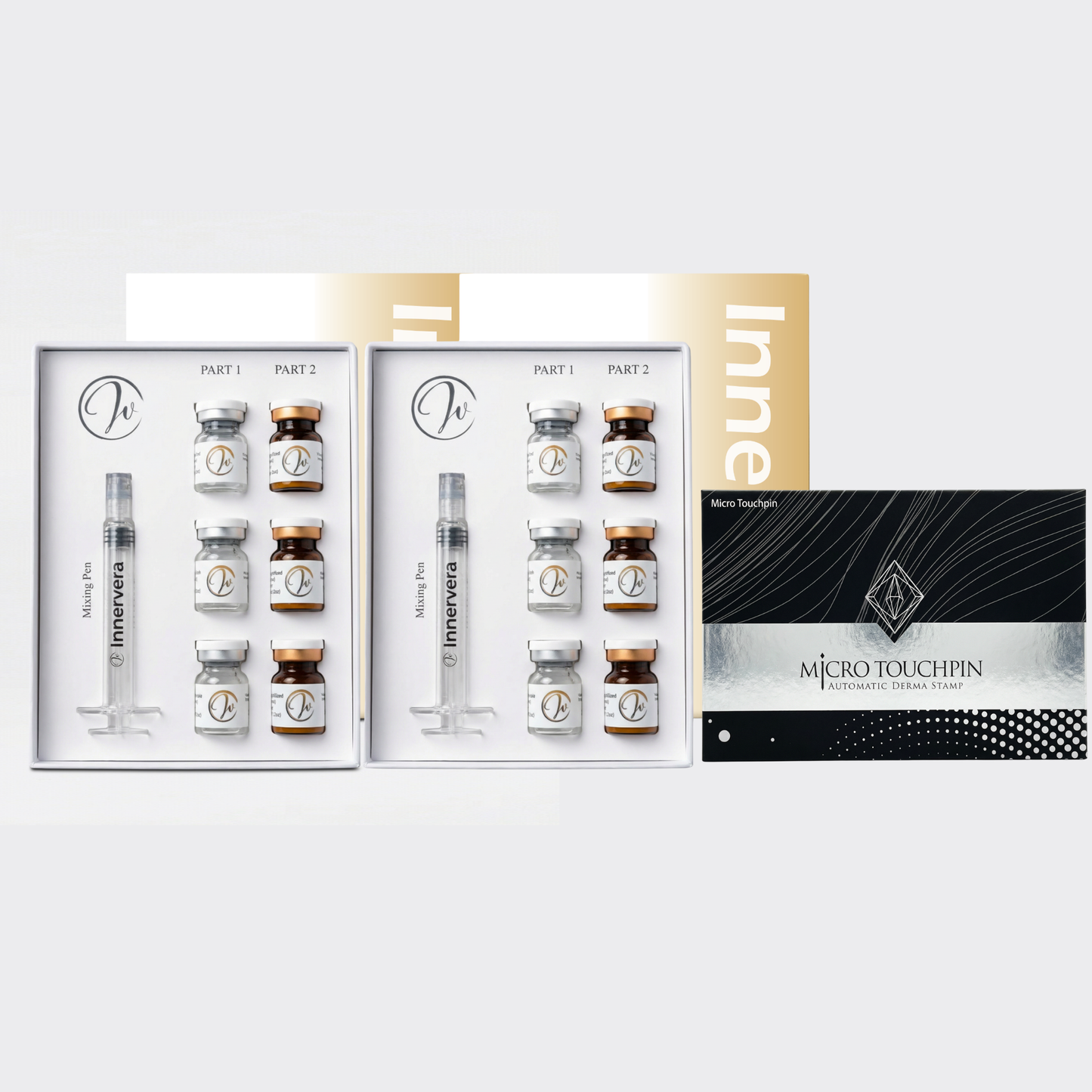 2x Vitaglow Dual Ampoule Kit + Micro Touch Pin (6pk) Bundle